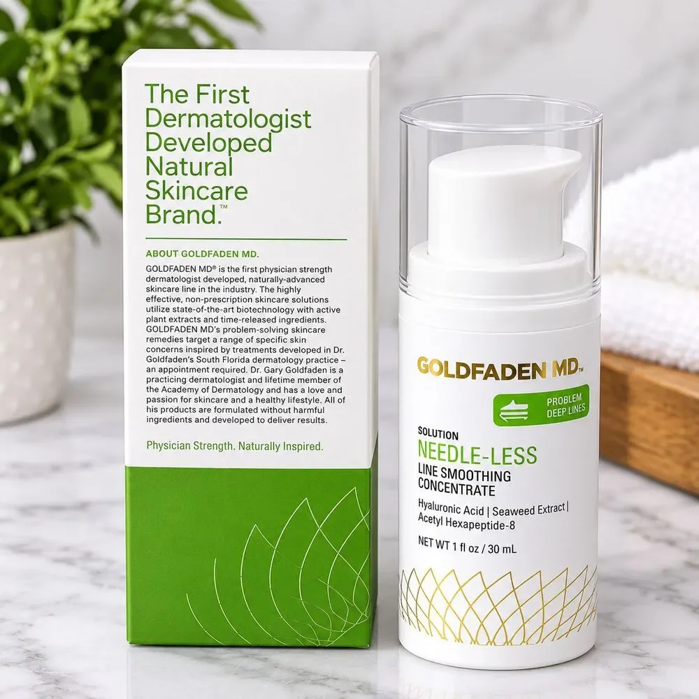 Goldfaden MD Needle-Less Line Smoothing Concentrate 1 oz 30mL NEW IN BOX